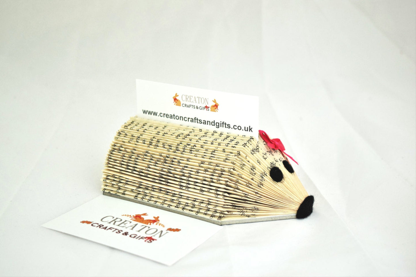 Hedgehog Business Card Holder Book Gift