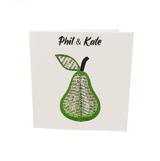 Personalised Fruit Card Gift