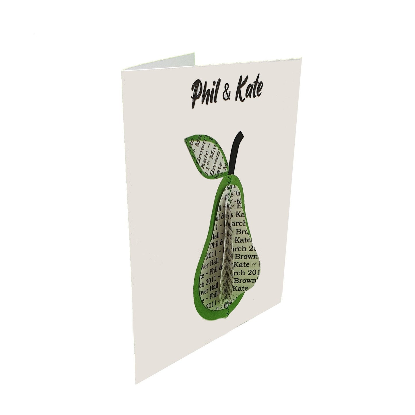 Personalised Fruit Card Gift