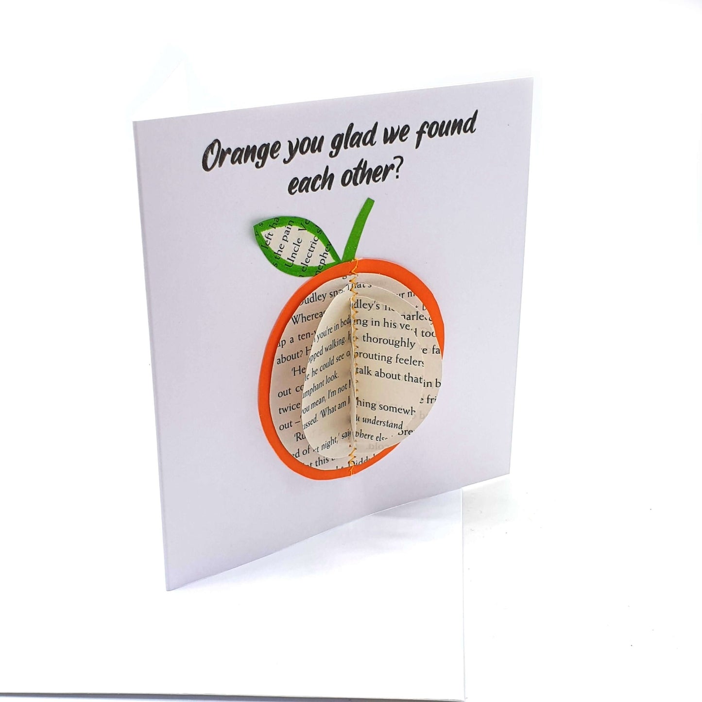 Orange Fruit Book Gift with Card