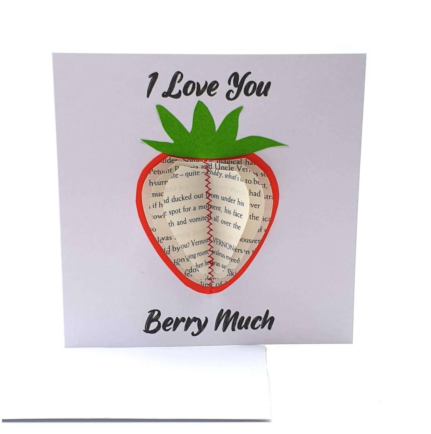 Strawberry Book Gift and Card