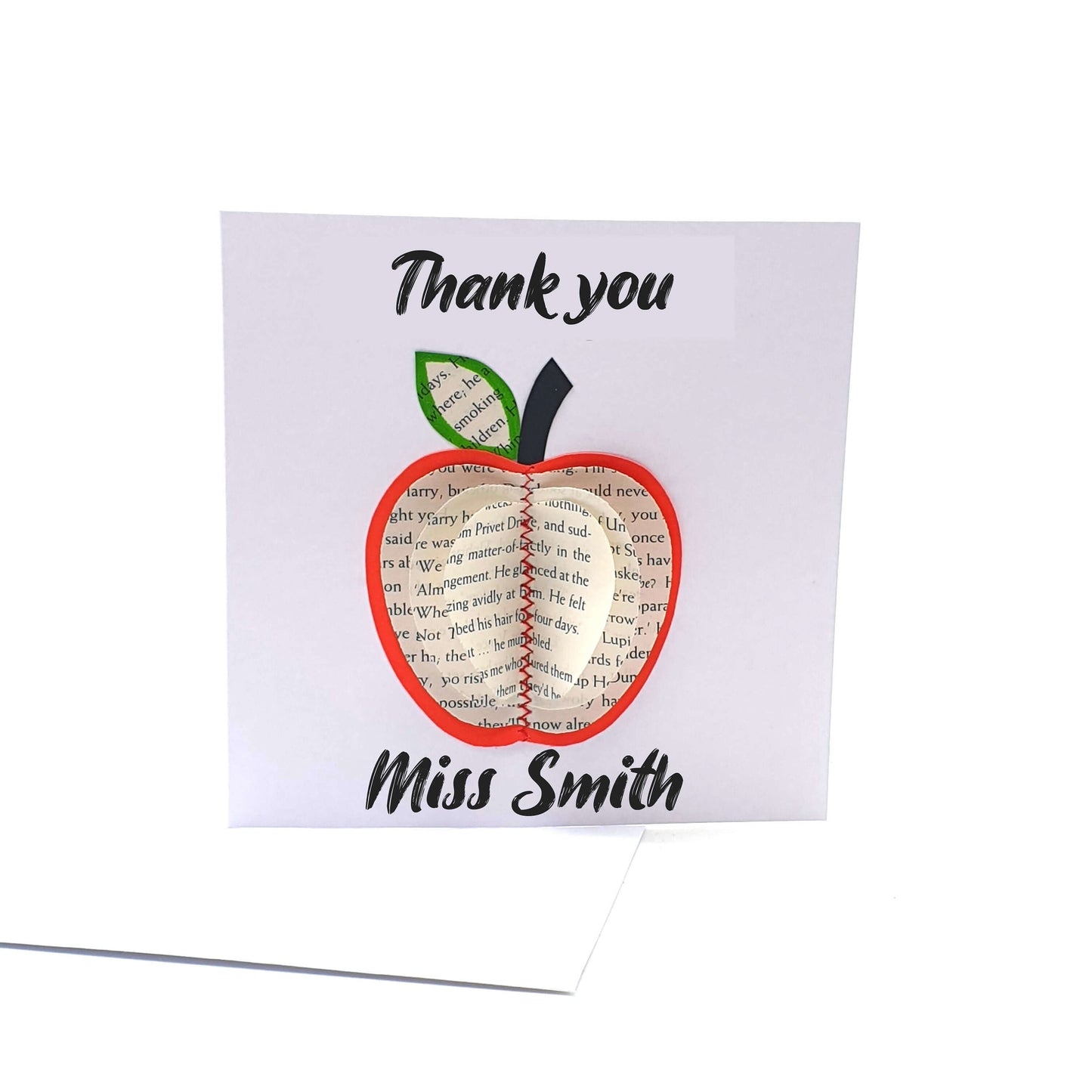 Personalised Apple Book Gift with Card