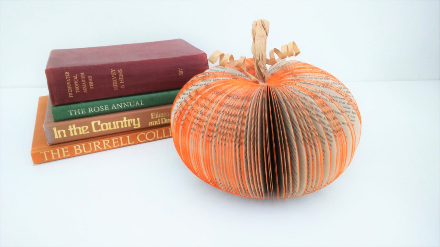 Medium Pumpkin Book Gift